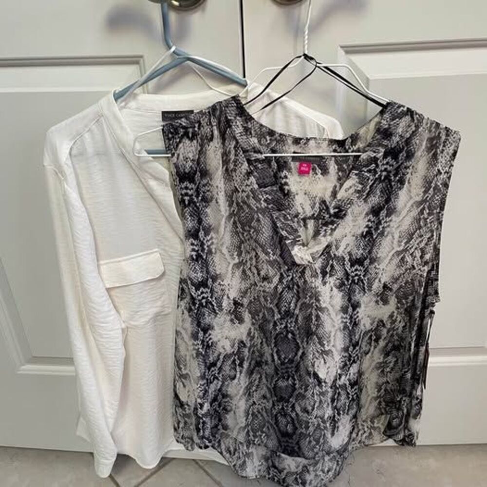NEW!  Vince Camuto 2X Career Wear Pieces Blouse Tank MSRP $150
